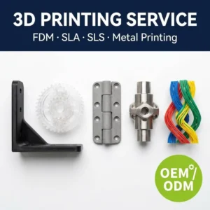 3D Printing Rapid Prototyping SLA SLS FDM Custom Parts 0.05-0.1mm Precision Custom Color