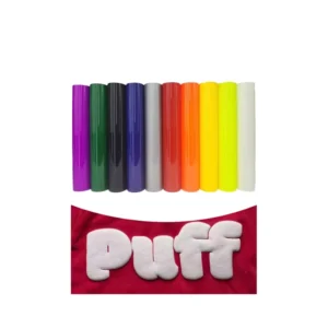 3D Puff Print Heat Transfer Vinyl Rolls for T-Shirts