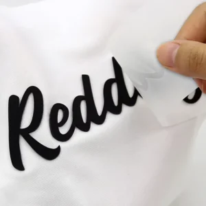 3D Raised Logo Heat Transfer Patches and Stickers for Clothing and Hats, Vinyl Silicone Rubber