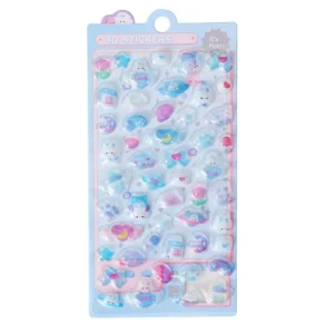 3D Relief Cartoon Pattern Eco-Friendly Waterproof Self-Adhesive Custom Stickers for Home Decoration (PVC and Paper Materials)