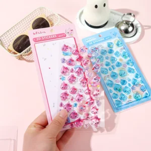 3D Relief Handmade DIY Stickers Custom Eco Friendly Waterproof for Mobile Shell & Home