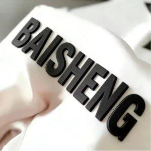 3D Silicone Heat Transfer Sticker Silk Garment Label with Logo for T-Shirts
