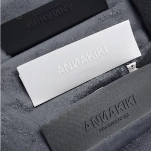 3D Silicone Woven Garment Labels Iron-On/Sew-On for Hoodies and Dresses