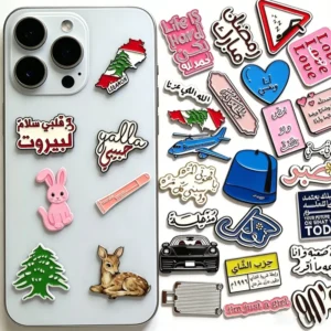 3D Soft Enamel Cast Metal Badge and Holographic Stickers for Mobile Phones