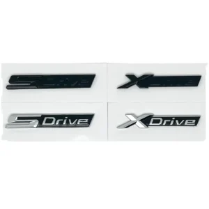 3D Soft Reusable Logo Letter Car Rear Trunk Decal Sticker for X1-X7