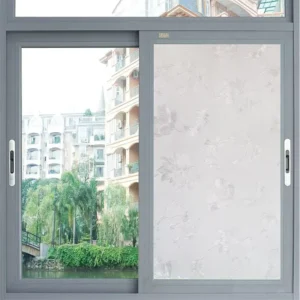 3D Static Cling Vinyl Static Film Frosted Window Sticker 45x100cm Eco Friendly Waterproof Removable SGS Certified Home