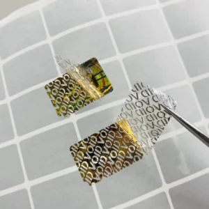 3D VOID Security Hologram Overlay Labels
