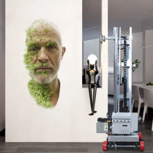 3D Vertical UV Wall Printer Machine for Art and Canvas