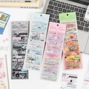 3pcs Set Korean Style Decorative Stickers for Scrapbooking, Phone Cases, DIY Journals and Collage