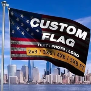 3x5ft Double-Sided Custom-Printed Polyester Advertising Flag with Logo