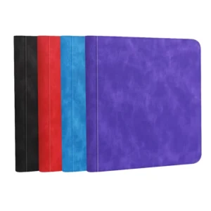 4/9-Pocket PU Leather Toploader Binder for Trading Cards