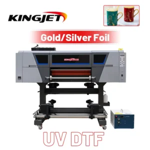 4-Head I3200 UV DTF Inkjet Printer with 60cm Roll Film