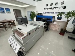 4-Printhead 60cm A1 T-Shirt Printing Machine with PET Film Roll-to-Roll DTF Printer