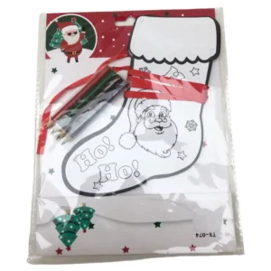4-Sheet Colorful Double-Sided Printed Waterproof Christmas Window Static Cling Sticker Set