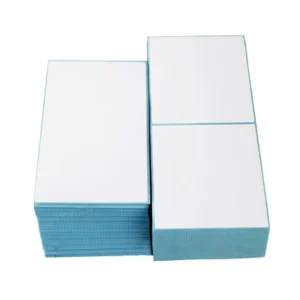 4 x 6 Fanfold Direct Thermal Waterproof Adhesive Shipping Labels for Logistics