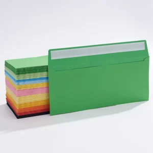 4.1 x 9.5 in Self-Seal Business Letter Envelopes, Custom Self-Adhesive Cash Paper Envelopes