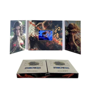 4.3 Inch LCD Video Advertising Brochure Paper for Brand Promotion Gift Card Business Invitation Instruction Book