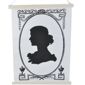 40*30cm Pretty Lady Banner Wall Hanging Decoration