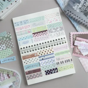 40-Pack Solid-Color Islands Series Stickers for Decoration and Collage