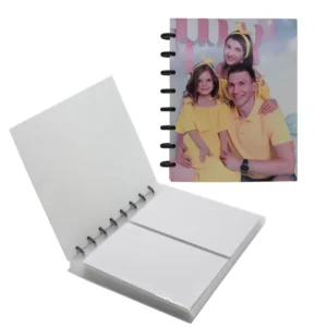 40pcs 4×6 Inch Photo Album Sublimation PET Cover Discbound Photo Holders Blanks for Heat Press