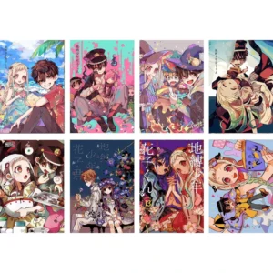 42×29cm 8-Piece Anime Poster Set