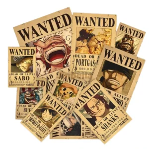 42×29cm Digital Printed Anime Wanted Wall Poster