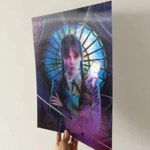 450 Design Japanese Animation Flip 3D Sports Poster PET Waterproof Square