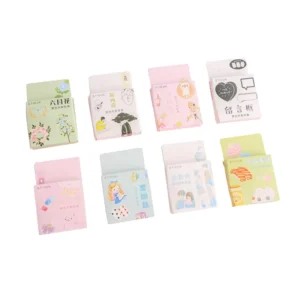 46pcs Box Decorative Japanese Flower Sticker Pack for DIY Scrapbooking Journal