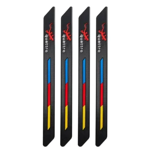 4Pcs Universal Car Door Anti-Collision Strips Edge Guard Scratch Protector Self-Adhesive Reusable PVC Bumper Sticker