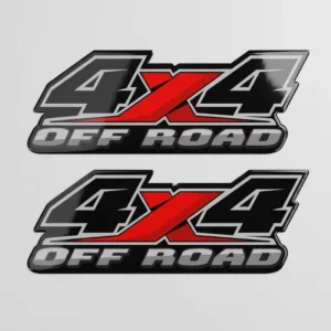 4×4 Off Road Car Body Badge Sticker Waterproof Vinyl Decal for Pickup Truck Tailgate and SUV Exterior Decor