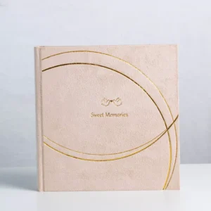 4×6 200-Photo Gold Foil Suede Photo Album