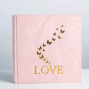 4×6 200-Photo Gold Foil Suede Photo Album