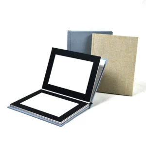 4×6 5×7 8×10 8×12 11×14 Matted Slip-In Photo Album Leather or Fabric Cover