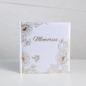 4×6 Inch 10x15cm Wedding Photo Album, 200 Photos, Gold Foil