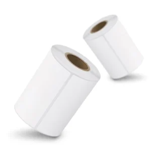 4×6 Inch Thermal Shipping Label Roll Fanfold Self-Adhesive Barcode Address Stickers for Logistics Courier