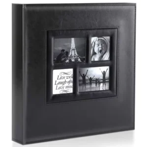 4×6 Photo Album with 500 Pockets for Horizontal and Vertical Family and Wedding Photos