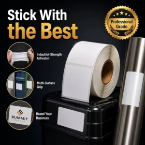 4×6 Thermal Label Roll, OEM Custom Logo, Adhesive Paper, Waterproof, Perforated