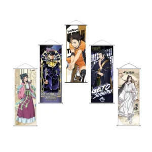 5 Designs Japan-Style Anime Poster Custom Scroll Wall Poster