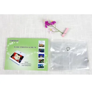 5 Inch Eco-Friendly Plastic Photo Album, Hanging Design, Digital Printing, Gloss Lamination