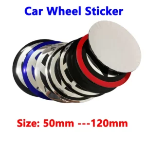 50 55 56 60 65 70 75 80 90 120 mm Black Silver Car Wheel Center Stickers Wheel Center Hub Caps Badge Decals Accessories