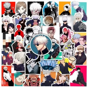 50 Japanese Classic Cartoon Anime Stickers