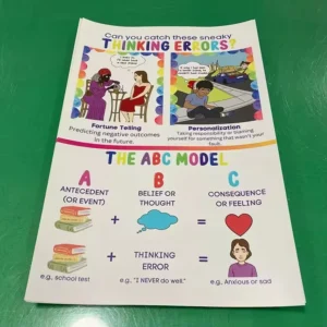 50-Page Adults Coloring Brochure, Mini Animal Educational Activity for Kids, Digital Printing Folded Leaflet, Fancy Paper