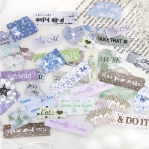 50 Sheets Per Pack Warm Fleece Fabric Series for DIY Decorations and Phone Case Collages