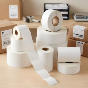 50 x 25, 58 x 40, 58 x 60, 100 x 50, 100 x 100, 100 x 150 mm PP Matte Thermal Synthetic Shipping Labels
