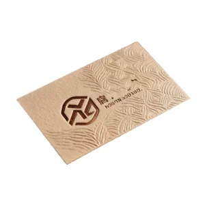 500 GSM Thick Paper Business Cards, Custom Design with Logo