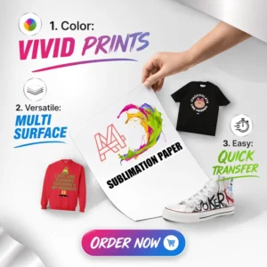 500 Sheets Pack A3 A4 Light Dark Inkjet Heat Transfer Paper Sublimation Paper