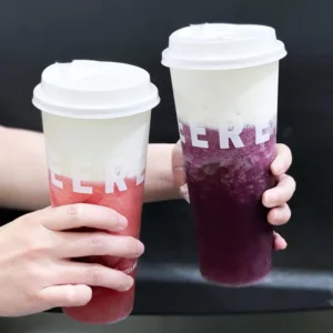 500ml 600ml 700ml Disposable PP Plastic Custom Logo Milk Tea Boba Cup