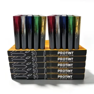 50CM*30M Car Two-Tone Gradient Window Tint, UV/IR Blocking Privacy Glass Film