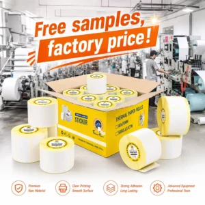 50Mmx140Mm 50Mm*30Mm Thermal Transfer Waterproof Chemical-Resistant Labels