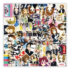 50PCS Japanese Anime Cartoon Vinyl Stickers